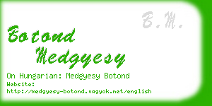 botond medgyesy business card